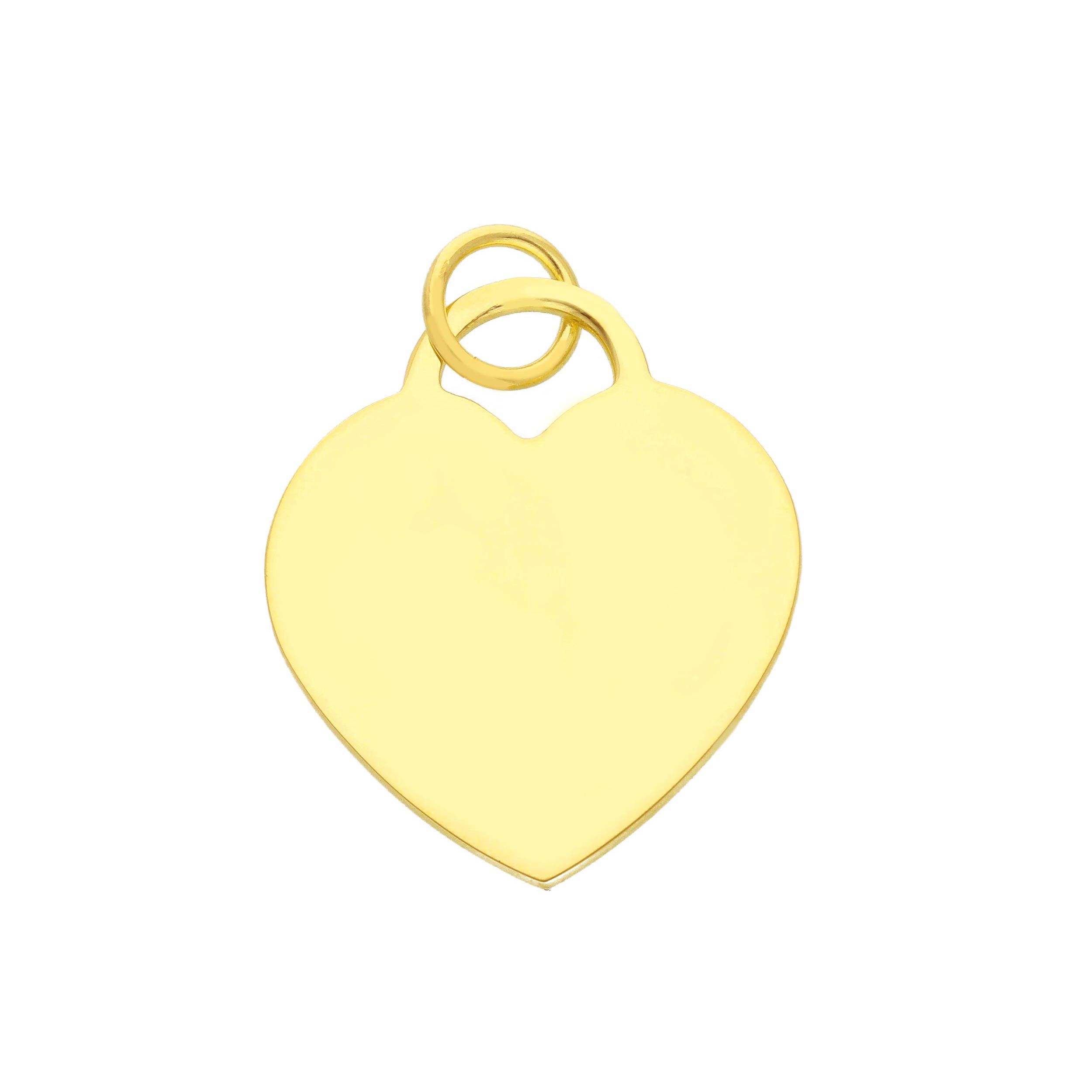 Graveerplaatje hartje zilver