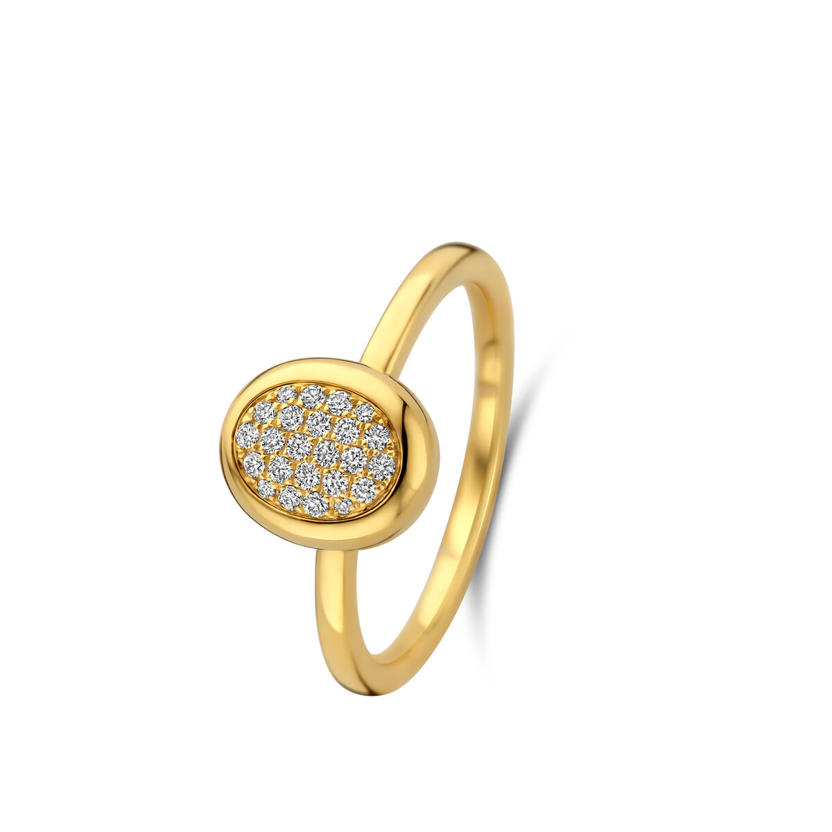 Gouden ring met diamant
0.17 ct