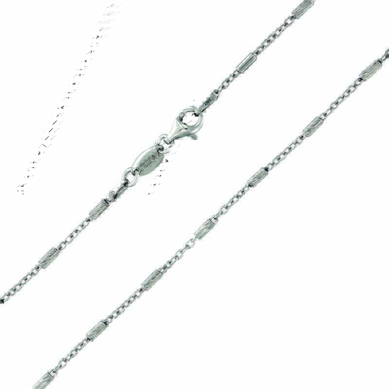 My imenso zilveren collier Cilindro 80cm  |270084-80