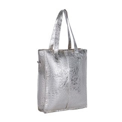 Deze Nynke Shopper laptop tas in de kleur Zilver heeft een handig compartiment voor laptops tot 14 inch. Met een stijlvolle en functionele uitstraling is deze tas perfect voor werk of studie. Draag de tas over je schouder of in de hand voor een veelzijdige look. Kies voor comfort en stijl met deze tas van hoogwaardige kwaliteit.

Afmetingen:
Hoogte 41cm x breed 32cm X diep 11cm

32x11x41cm
Materiaal
100% leather