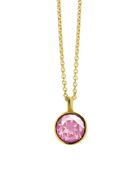 Collier met maandsteen voor de maand Oktober.