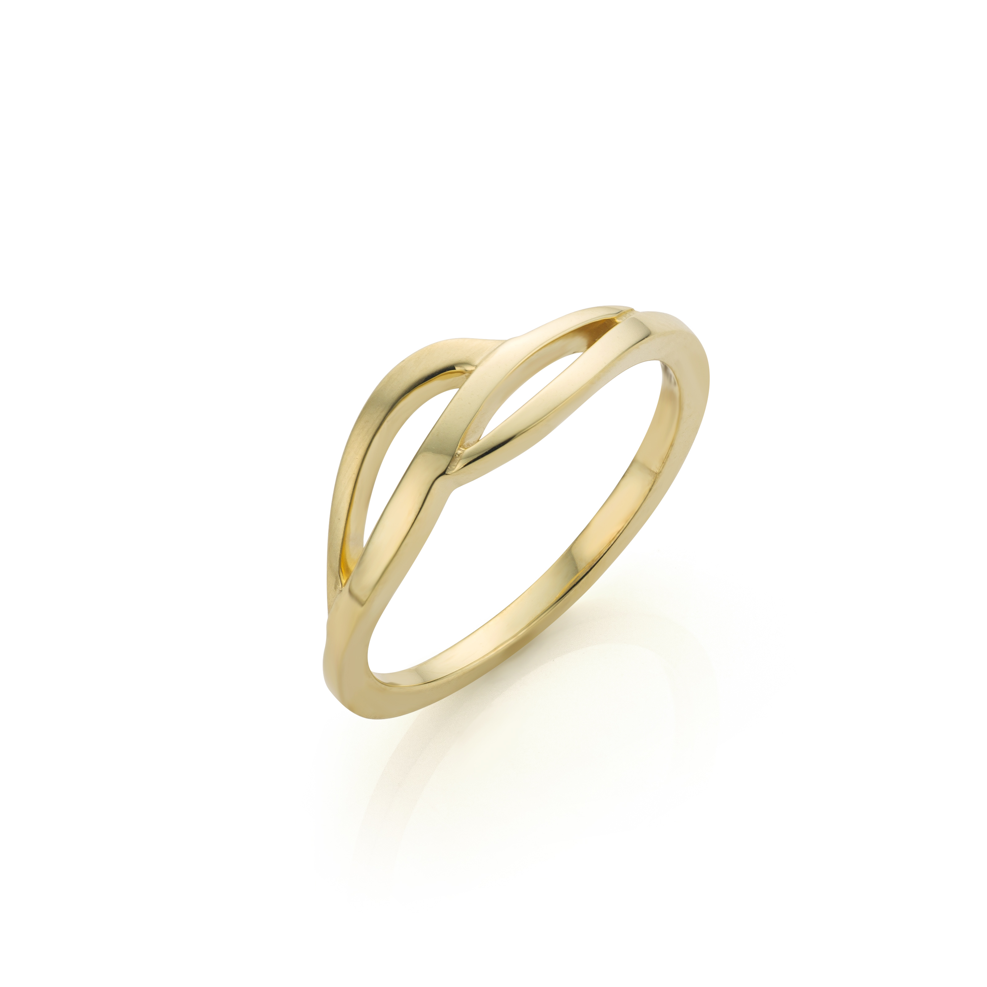 Huiscollectie - Geelgouden fantasie ring - 97440/01