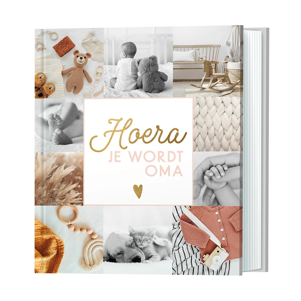 Ben je op zoek naar een originele manier om jouw moeder of schoonmoeder te vertellen dat ze oma wordt? Dit prachtige cadeauboekje zegt meer dan 1000 woorden! Luxe uitgave met gouden foliedruk op het omslag.