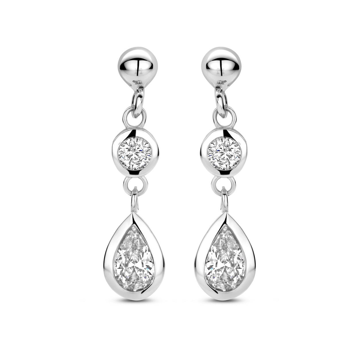 Oorhangers met zirkonias