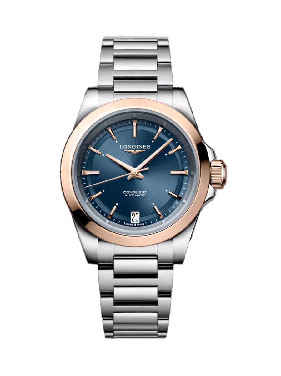 Dit dameshorloge hoort bij de Longines Conquest serie. Deze lijn draait om sportieve dames- en herenhorloge van hoogwaardige kwaliteit. 