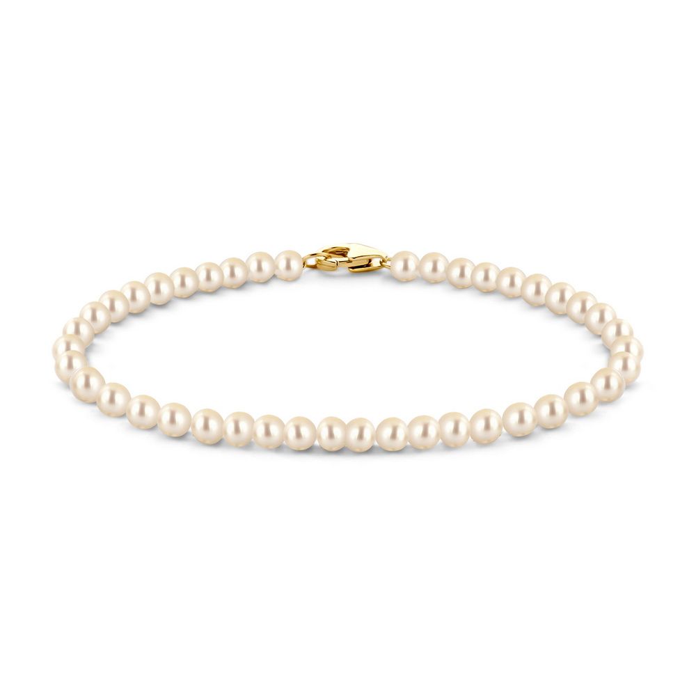 Blush parelarmband, 4,2mm 18cm