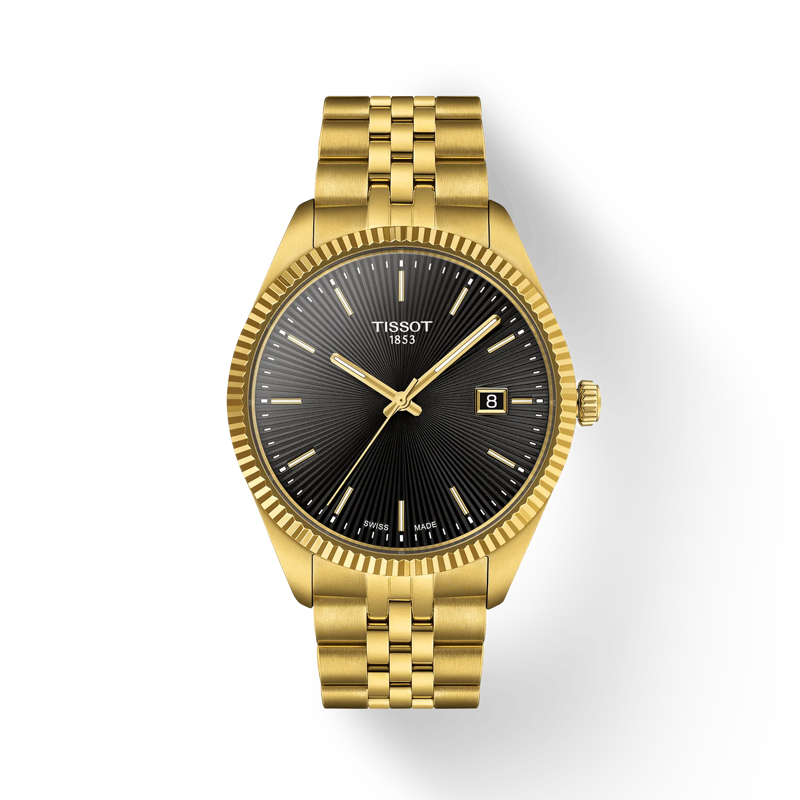 Tissot - Ballade 40mm Doublé 100 meter WR, Saffierglas  - T1564103305100