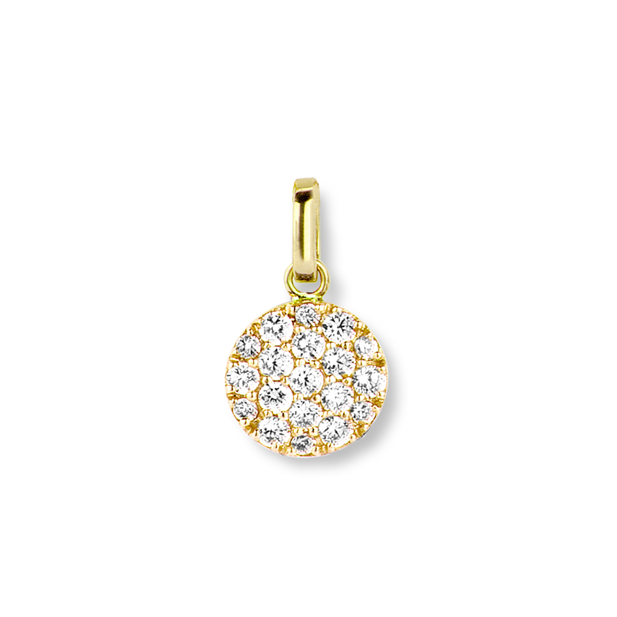 Gouden hanger met diamant
0.28 ct