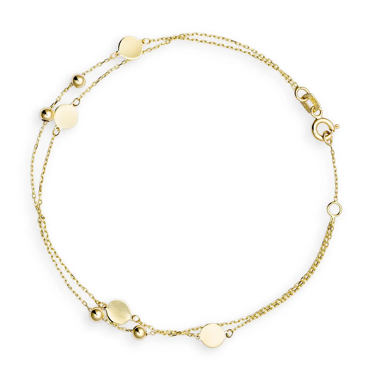 Geel gouden armband