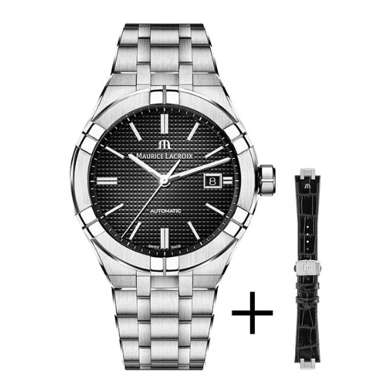 AIKON AUTOMATIC MET DATUM 42MM.
Stedelijk geïnspireerde, eigentijdse esthetiek, ergonomisch ontwerp en een mechanisch hart maken dit de ideale aanvulling op het stadsleven. Met zijn speelse gebruik van contrasten en vormen maakt de AIKON Automatic een krachtig statement.
Diameter 42 mm. Stainless Steel. Saffierglas ontspiegeld. Open achterkant met ontspiegeld Saffierglas. Schroefkroon. 20 ATM waterdicht. Uurwerk Caliber ML115 gangreserve 38 uur. Edelstalen band met vlindersluiting en een extra kalfsleren band met vlindersluiting.