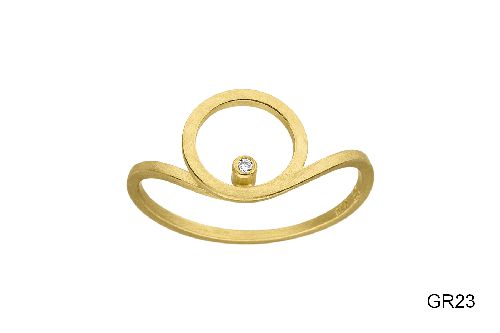 Dieser Ring ist aus 750er Gold gefertigt und mit einem funkelnden Brillanten von 0,012 ct besetzt. Er zeichnet sich durch seine schlichte Eleganz aus und eignet sich perfekt f&uuml;r den t&auml;glichen Gebrauch oder besondere Anl&auml;sse. Tragen Sie ihn allein an Ihrem Ringfinger oder kombinieren Sie ihn mit anderen Ringen f&uuml;r einen individuellen Look. Dieses Schmuckst&uuml;ck ist zeitlos und vielseitig einsetzbar.