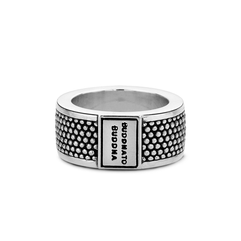 Buddha to Buddha - 758 17 Kristel Ring Zilver - 