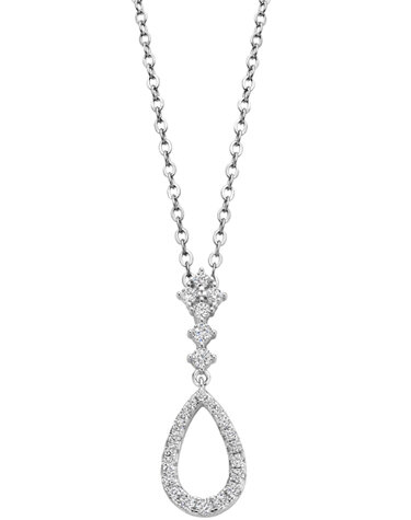 Schitteren zoals de echte sterren, dit kan met de juwelen van Silver Rose zilveren juwelen dankzij de microscopische zettingen.

Dit is een mooie ketting uit de SilverRose collectie gemaakt uit gerhodineerd 925% sterling silver met witte zirconia.