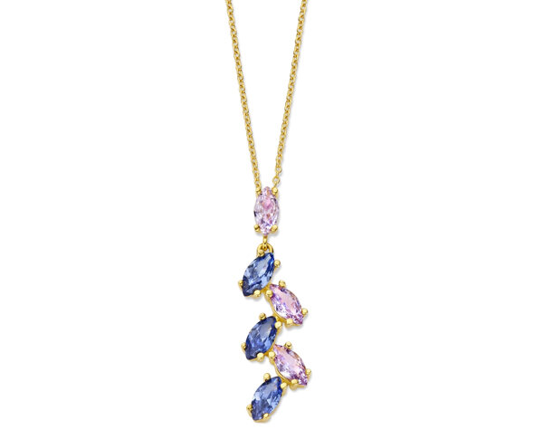 Schitteren zoals de echte sterren, dit kan met de juwelen van Silver Rose zilveren juwelen dankzij de microscopische zettingen.

Dit is een mooie ketting uit de SilverRose collectie gemaakt uit gerhodineerd 925% sterling silver met gekleurde zirconia.