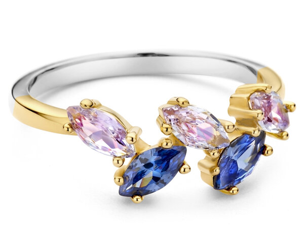 Schitteren zoals de echte sterren, dit kan met de juwelen van Silver Rose zilveren juwelen dankzij de microscopische zettingen.

Dit is een mooie ring uit de Silver Rose collectie gemaakt uit gerhodineerd 925 sterling silver met gekleurde zirconia.