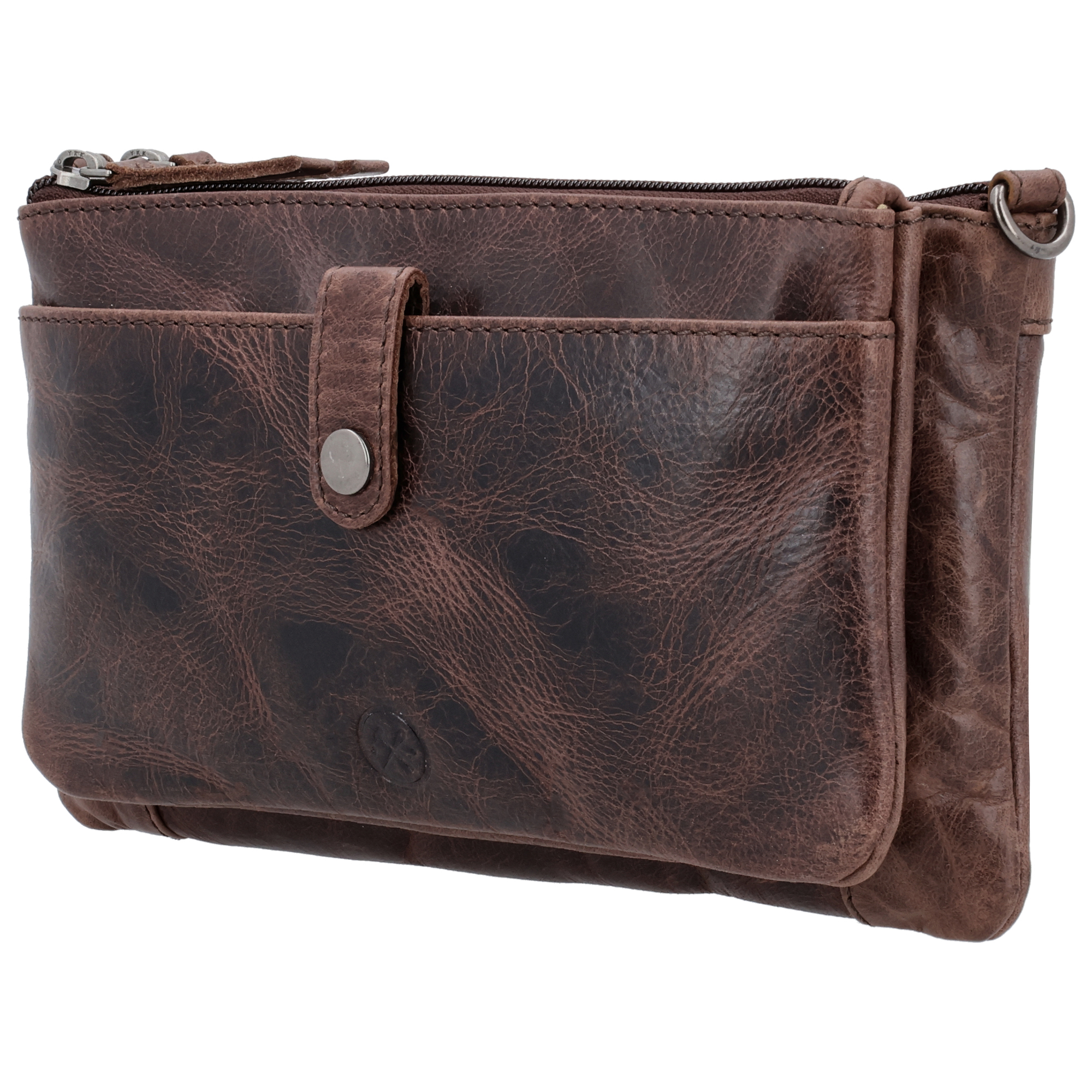 Deze Hide & Stitches Next Navajo schoudertas 097 in donkerbruin heeft een strak en tijdloos ontwerp met prachtige stikseldetails. De tas is gemaakt van hoogwaardig materiaal en heeft een verstelbare schouderriem voor optimaal draagcomfort. Draag deze tas over je schouder voor een trendy en stijlvolle look. De perfecte aanvulling op elke outfit!