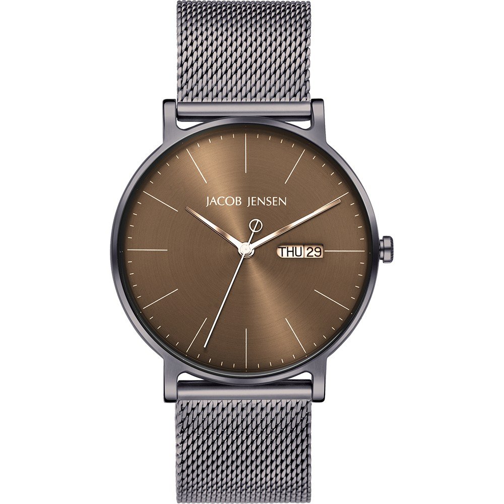 Jacob Jensen Timeless Nordic JJ168 Contemporary Horloge titanium
