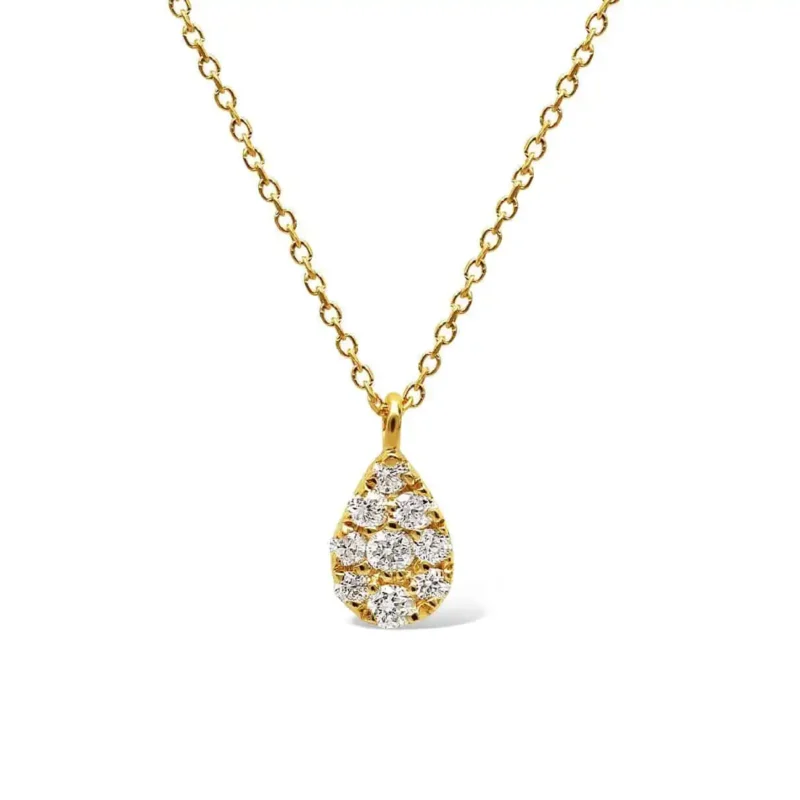Huiscollectie - 14kt geelgoud incl collier 42/45cm - GBG0034