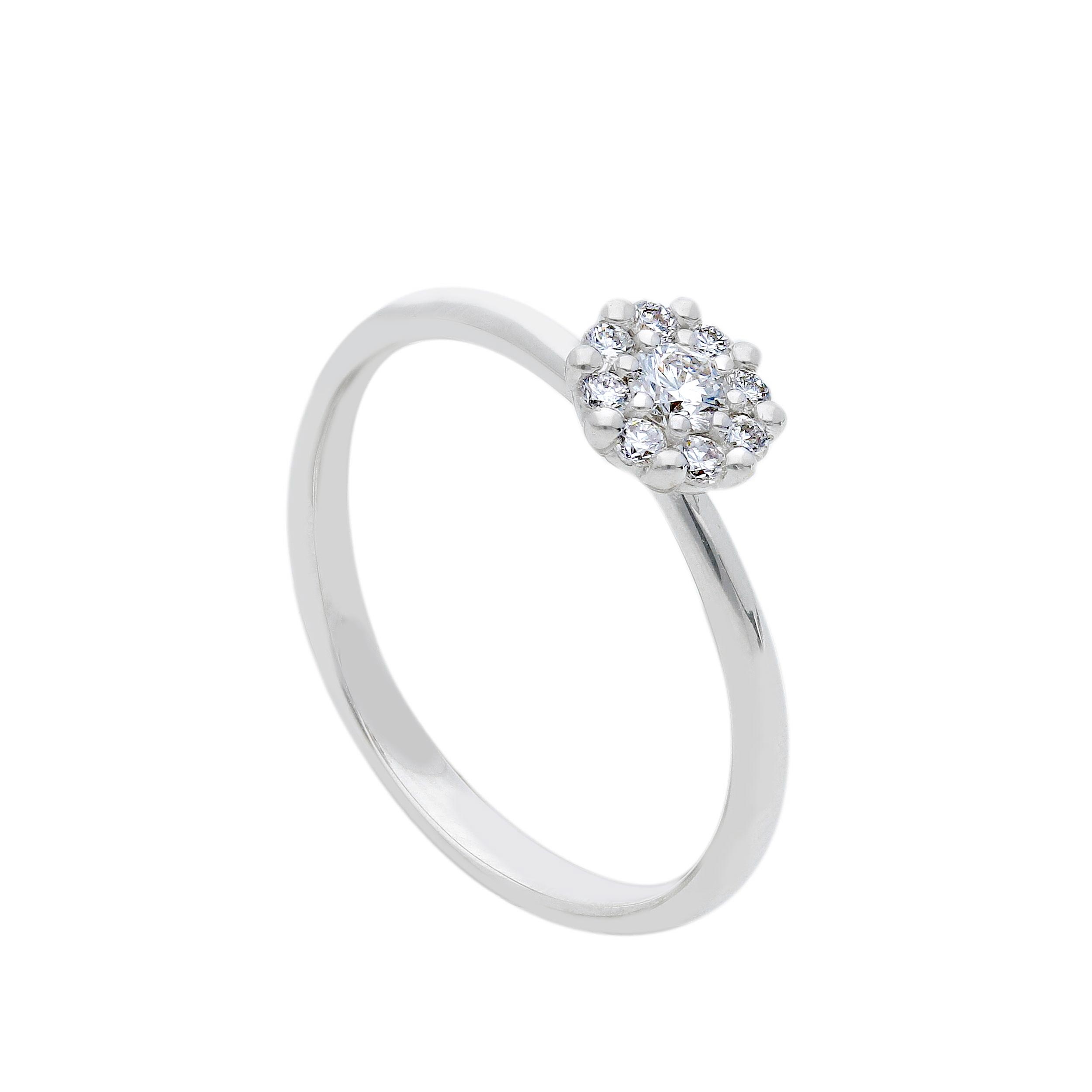 750 /°°° Witgoud
RING - HALO
DIAMANTEN G SI ct 0.120
DIAMANTEN G SI ct 0.110