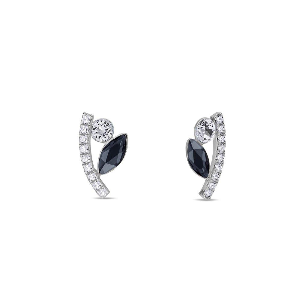 Spark KCV2201GTC Earrings Brindille Gilded Graphite, Crystal