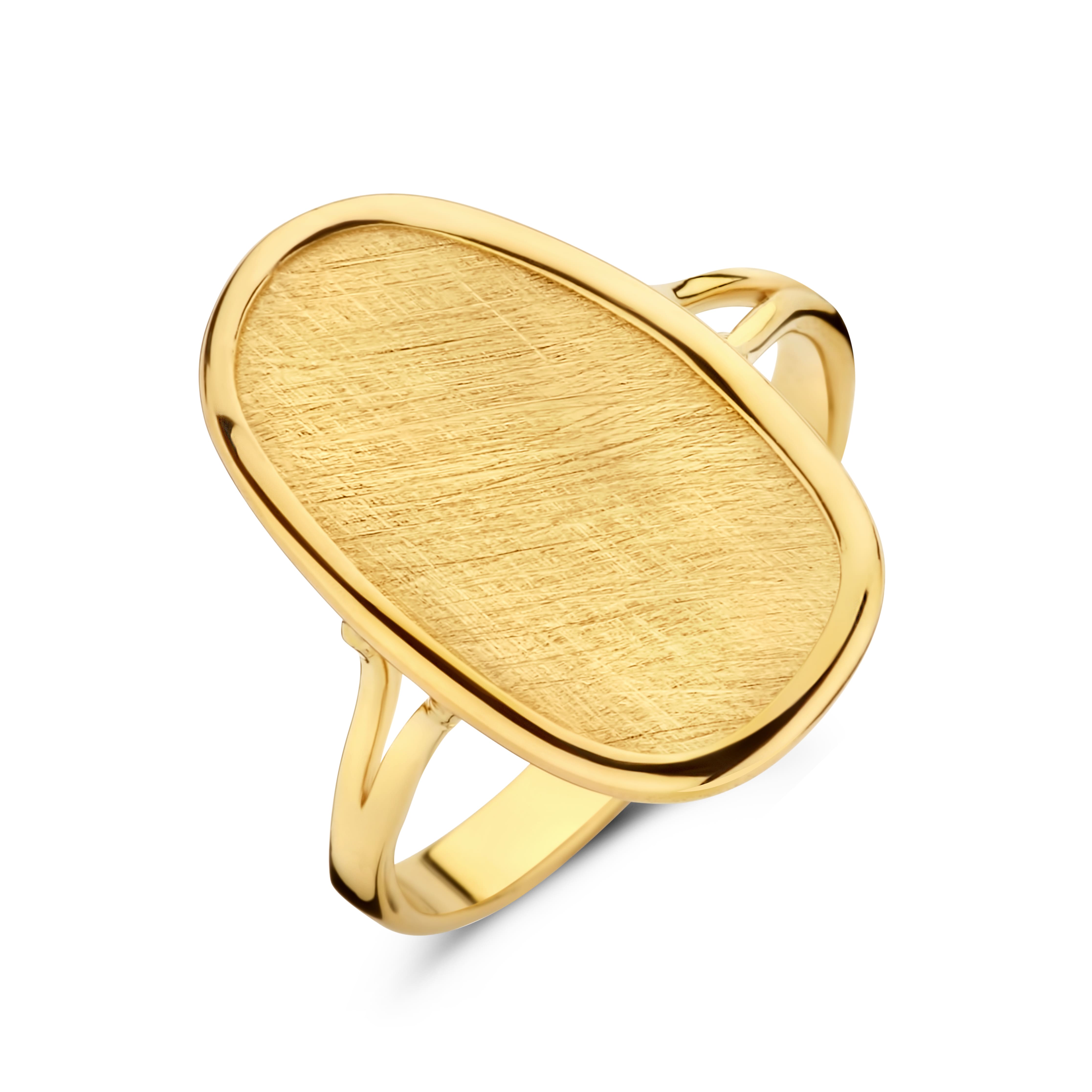 Geel goud 18 karaat ring 