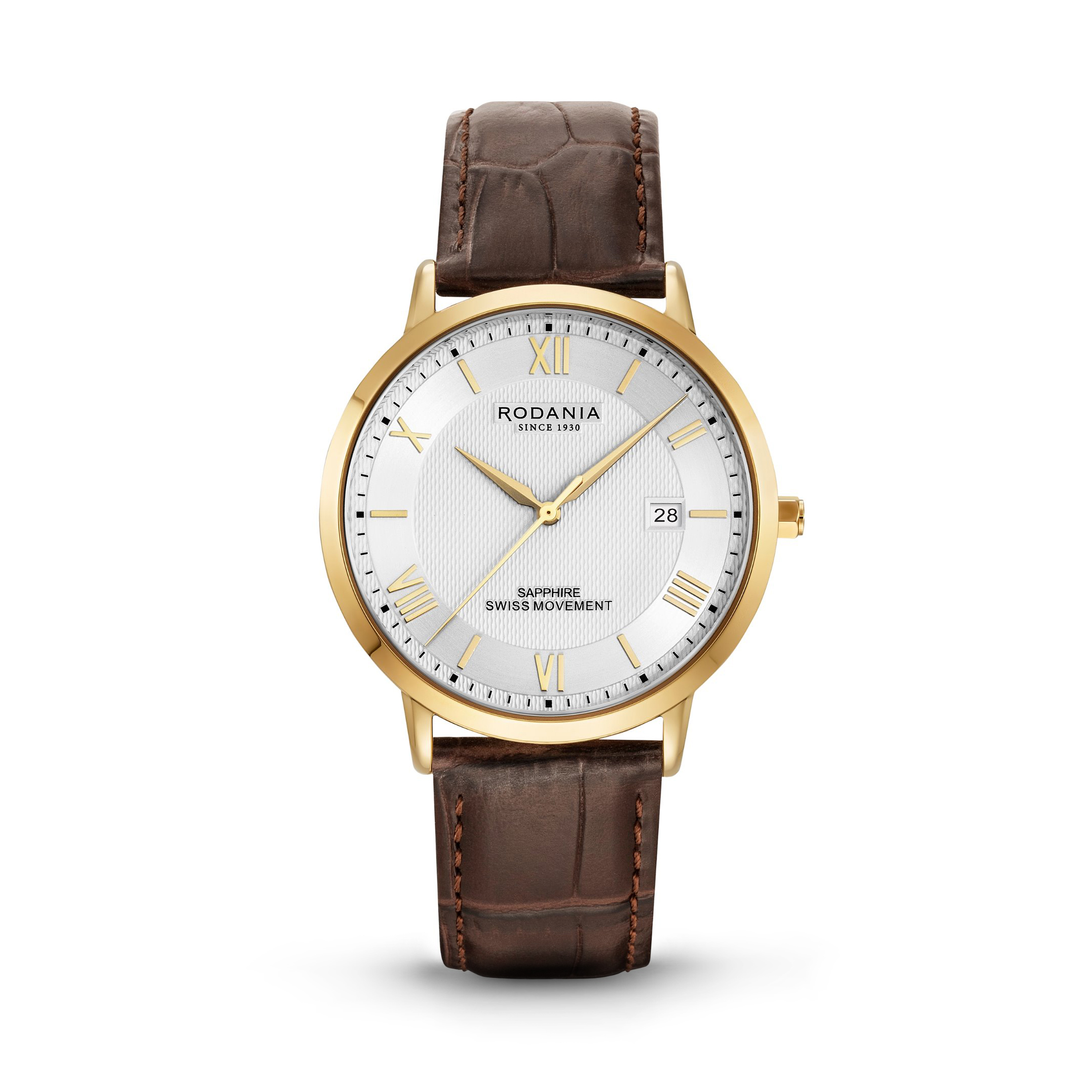 RODANIA DOUBLE HORLOGE SION LEREN BAND