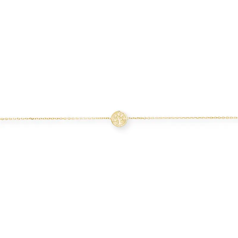 armband geelgoud met levensboom