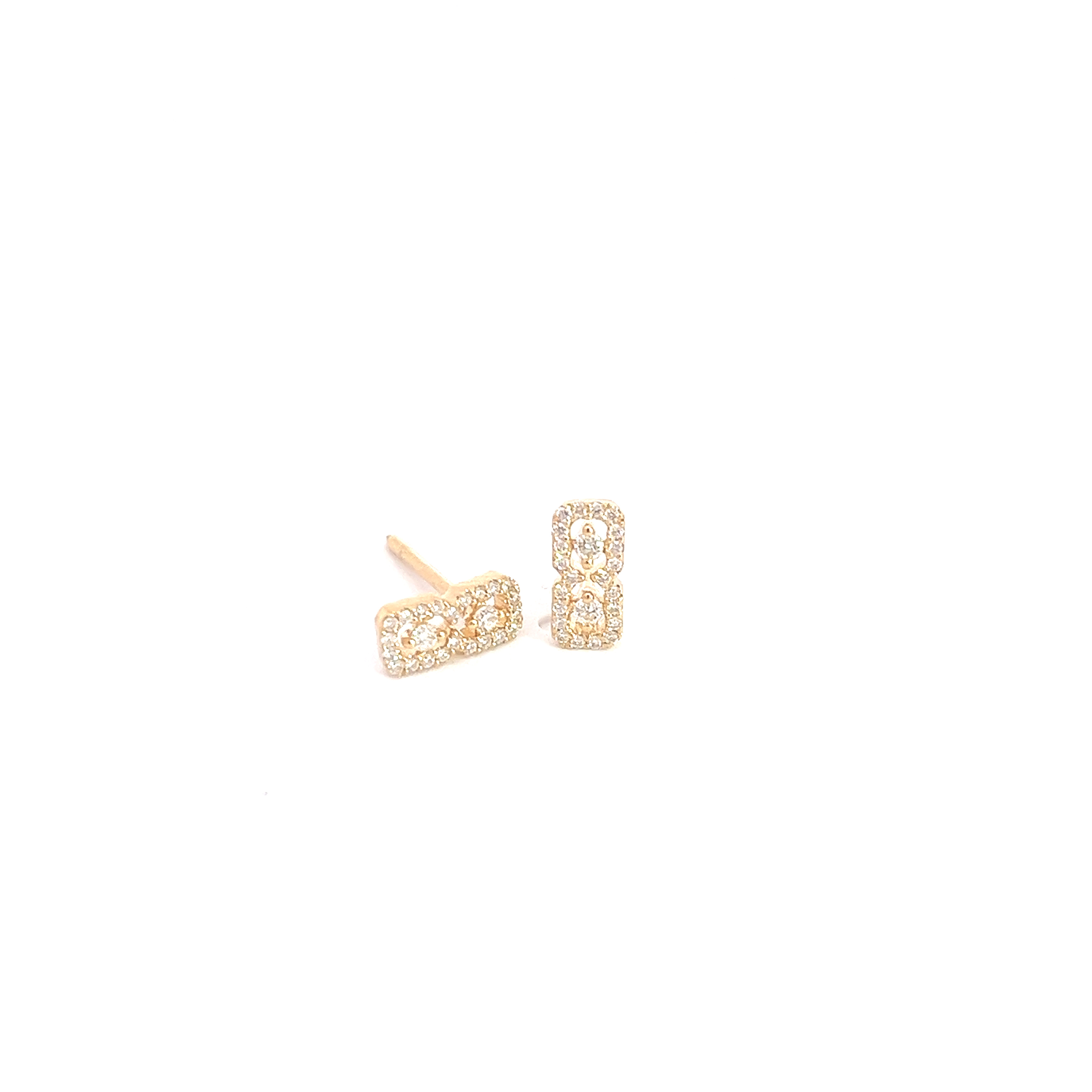 Geel goud 18 karaat met 0.25 ct briljant