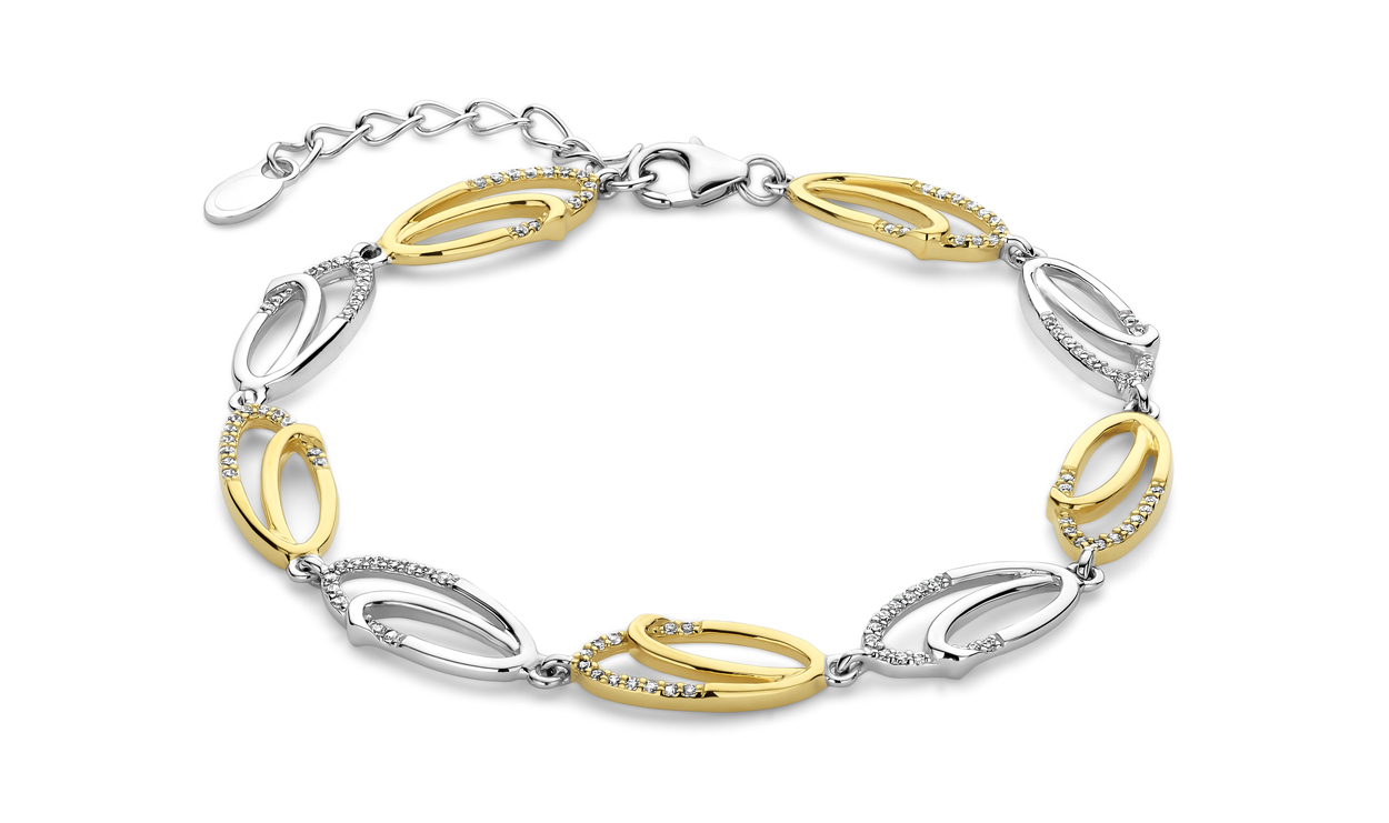 Rosa di Luca 623.880.18 Armband Zirkonia Verguld