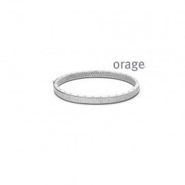 Armband in zilver met zirconia