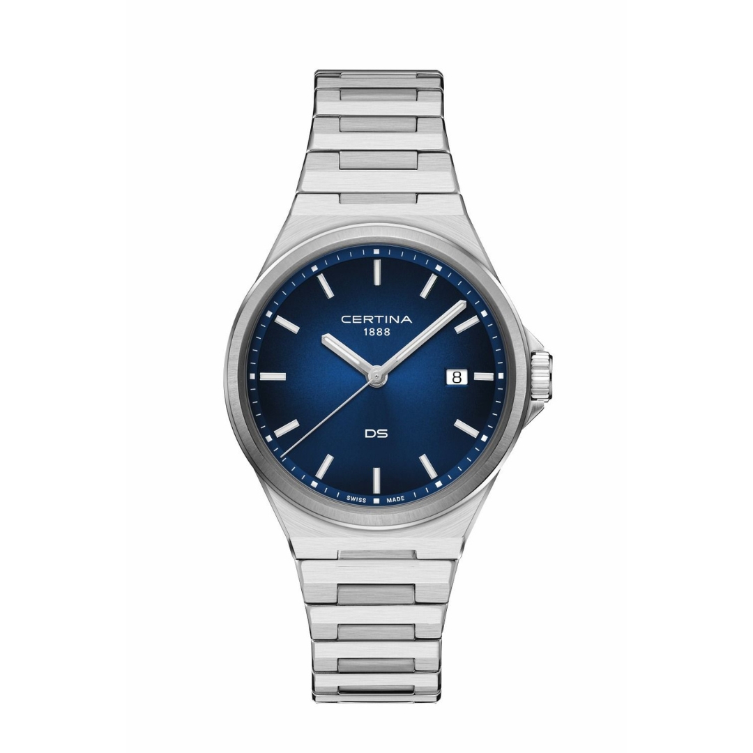 Certina - DS-7 Quartz, Staal, 100 meter WR, Saffierglas - C0434101104100