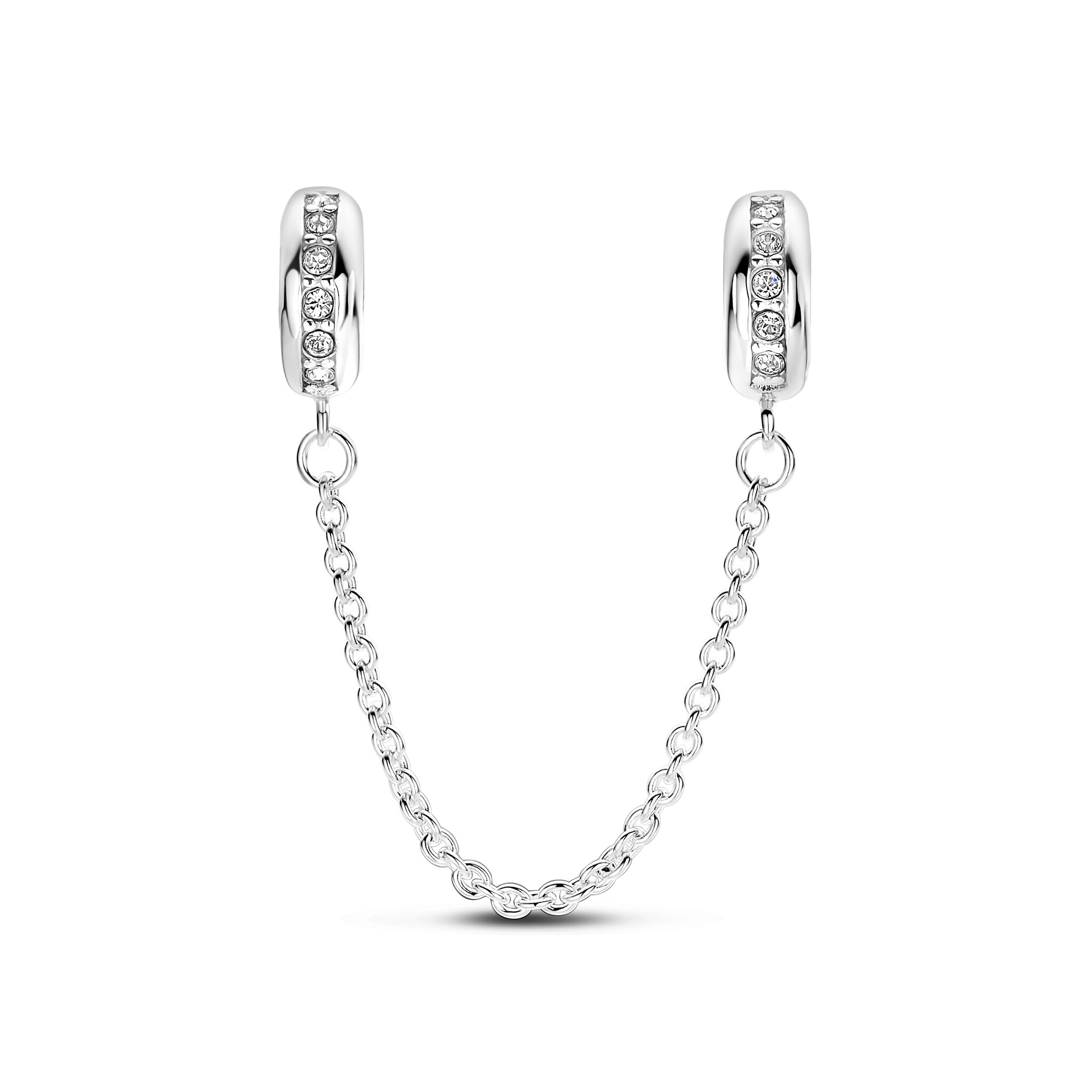 Zilveren bedel/stopper past op alle armbanden zoals Pandora Troll Beads enz.
