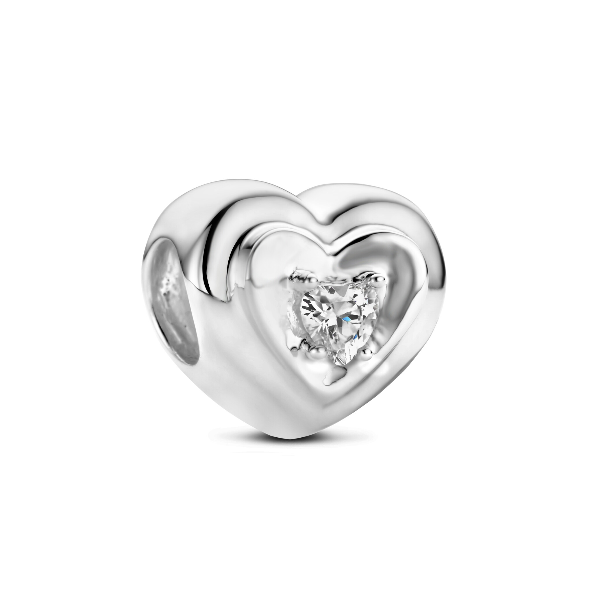 Zilveren Bedel past op alle armbanden zoals Pandora Troll Beads enz.