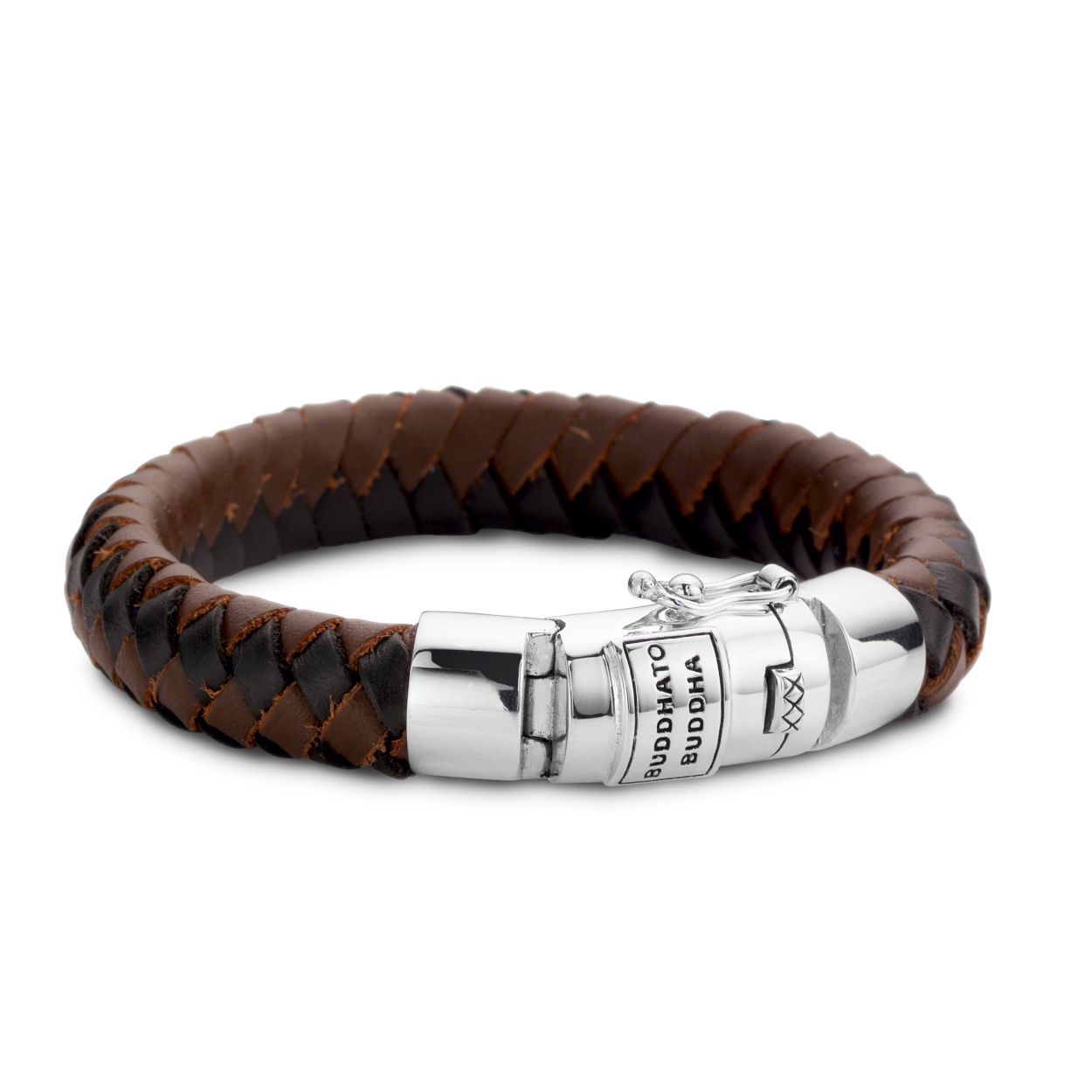 Buddha to Buddha - 544MIX/G/Ben Leather Brown/Black Armband, 23cm - 001J055449914
