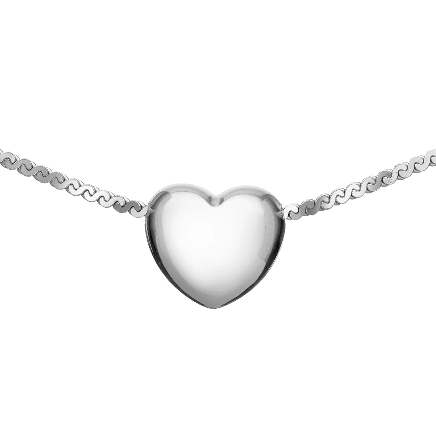 Collier S-chain Hart S RD 45cm 925
Dit is een collier van het merk GLOW
