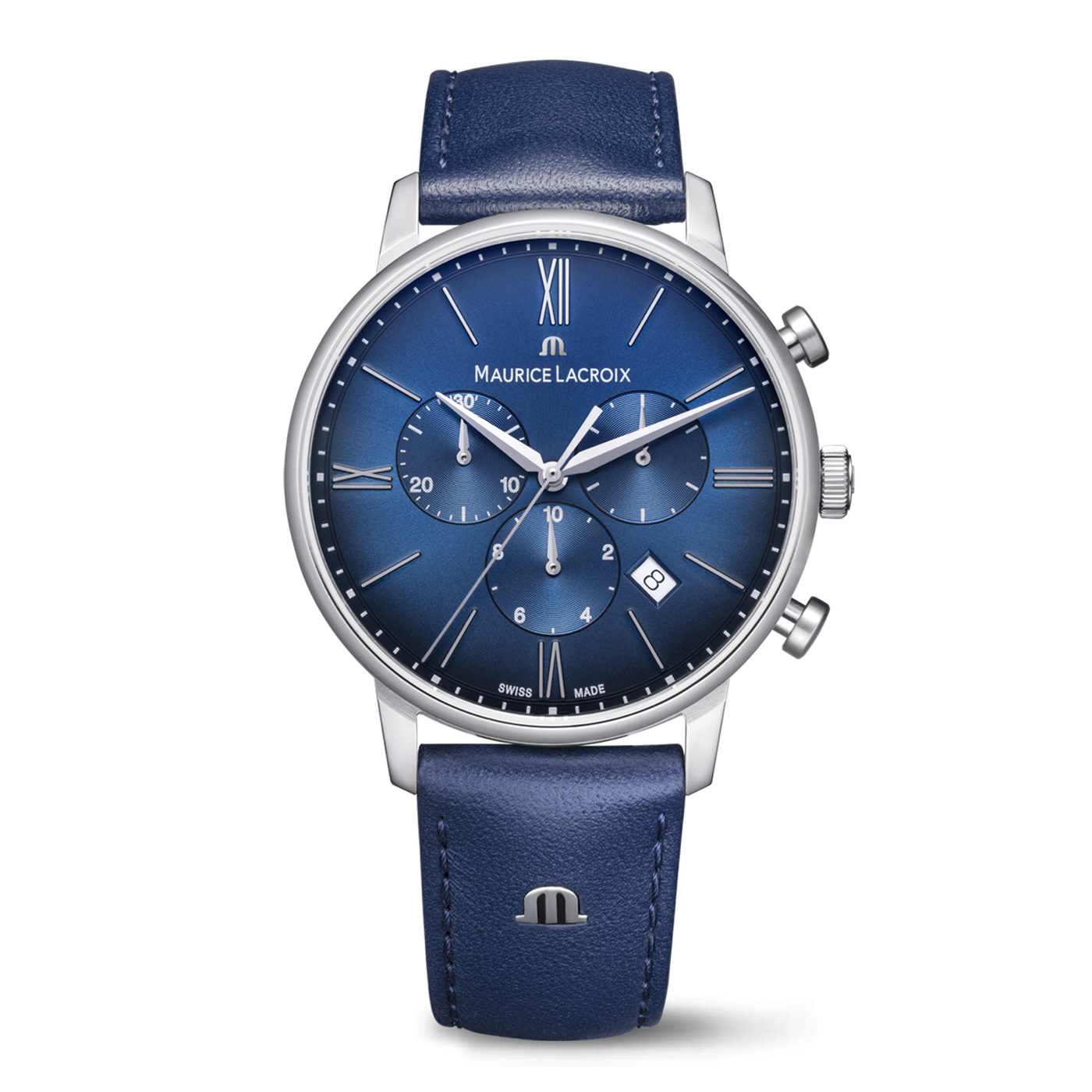 Dit is een horloge van het merk Maurice Lacroix gemaakt voor heren.
De specificaties zijn als volgt:
Kastmaat: 40 mm
Kastdikte: 10 mm
Bandbreedte: 20
Waterdichtheid: 5 ATM / 50 Meter / 165 Feet
Saffierglas met ontspiegeling behandeling

Dit horloge heeft de volgende functies/eigenschappen:
Chronograaf 1/10 Sec 
Datumaanduiding