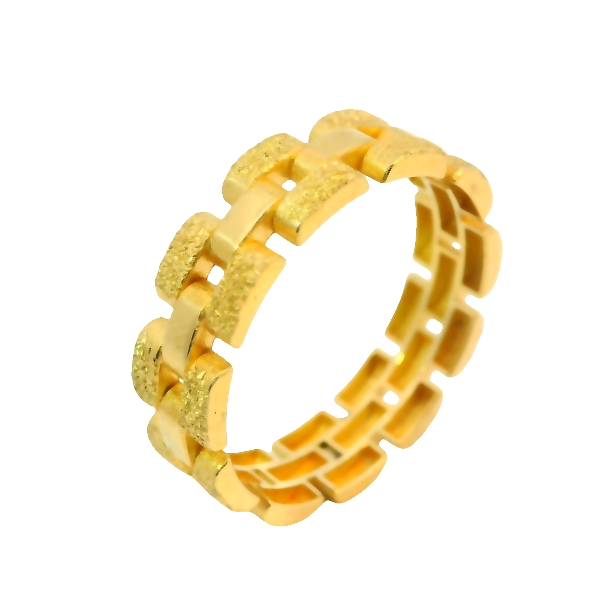Deze geelgouden herenring van 14 karaat is een echte eyecatcher. De ring heeft een tijdloos design en is perfect voor dagelijks gebruik of speciale gelegenheden. De ring is stijlvol en elegant en kan gemakkelijk worden gecombineerd met andere sieraden. Draag hem om je middel- of ringvinger voor een luxe uitstraling. Voeg deze prachtige ring toe aan je collectie!
De ring is verkrijgbaar in meerdere afmetingen.