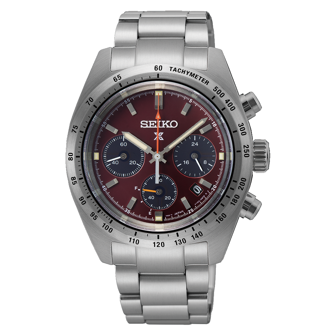 Seiko Prospex Speedtimer European Limited Edition herenhorloge. Dit Seiko (pre-order) Limited Edition Prospex Speedtimer herenhorloge  (nummer 0988/2400).Het horloge heeft een solar powered uurwerk dat geplaatst is in een edelstalen kast. Op de rode wijzerplaat is analoge tijdsweergave zichtbaar. Aan de kast zit een staal- of zilverkleurige stalen horlogeband met een vouwsluiting.

Het solar powered uurwerk biedt u datum-aanduiding als tijdfunctie(s). Daarnaast vindt u in het uurwerk een stopwatch-functie (chronograaf). De ronde horlogekast is 100m waterdicht en voorzien van een saffierglas.

Bijzonderheden

De schroefkroon van dit horloge garandeert een hogere mate van waterdichtheid. Ook wanneer het horloge al ouder is. Zo lang de schroefkroon is vastgedraaid, is het ook mogelijk om met dit horloge te watersporten.

Wereldwijd is Seiko één van de meest bekende en beroemde horlogefabrikanten. Seiko heeft een historie die terugvoert naar het jaar 1881, toen K. Hattori zijn eerste klokkenwinkel opende in Tokio. De naam die zijn zaak droeg was Seikosha. Dit is Japans voor ‘huis van precisie’ en dat is ook precies waar Seiko vandaag de dag voor staat. De naam Seikosha is door de Japanse horlogemakers in de loop der jaren hoog gehouden door het produceren van de meest bijzondere horloges en precisie-uurwerken. In 1913 is Seiko de eerste horlogemaker die Japan laat kennismaken met een polshorloge en na jaren van verdere ontwikkeling heeft Seiko in 1969 een wereldprimeur in handen met de introductie van het eerste polshorloge met een quartz-uurwerk. Vandaag de dag maakt Seiko horloges met de meest bijzondere en uiteenlopende uurwerken. Van traditionele mechanische kalibers tot aan GPS Solar Powered-uurwerken, Seiko ontwikkelt en maakt alles in zijn eigen ateliers. Ook het Kinetic-uurwerk, waarbij een accu wordt opgeladen door polsbewegingen, is een uitvinding van Seiko. Dit type uurwerk is in een breed deel van de collectie terug te vinden. 