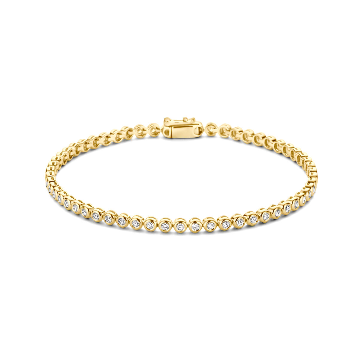  Geelgouden Tennisarmband 18cm 1.00ct G/SI | 4025693