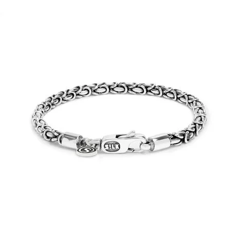 Massief zilveren armband van het model 655 op 20 cm