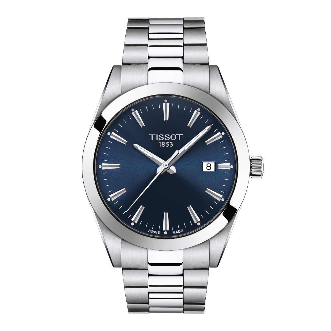 Tissot - Gentleman 100m WR Quartz Saffierglas - T1274101104100