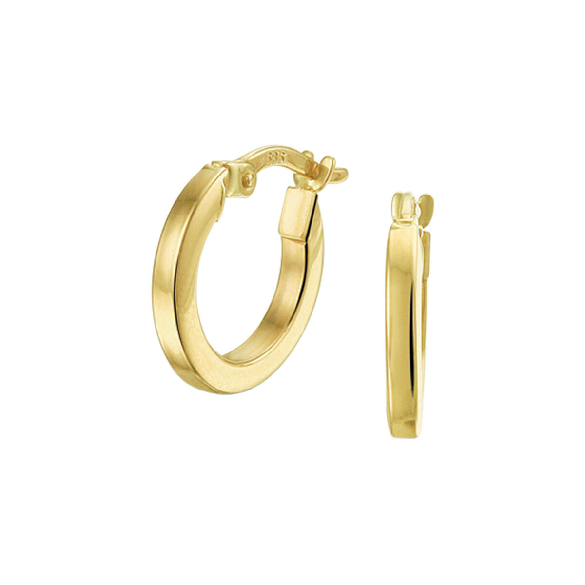 Geelgouden Oorringen 14,0 x 2,0mm