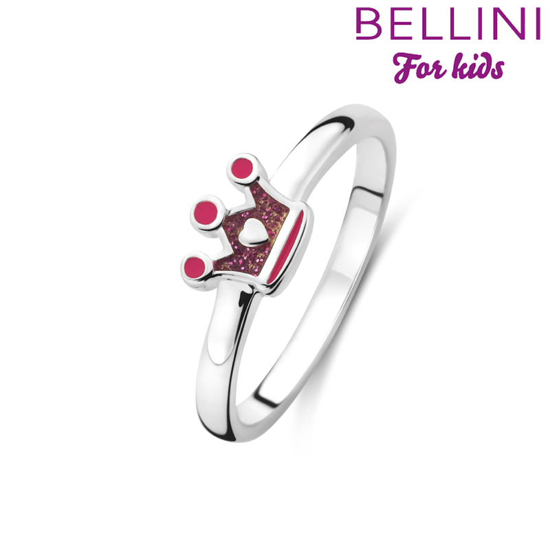 Zilveren Bellini ring kroon
Maat 46