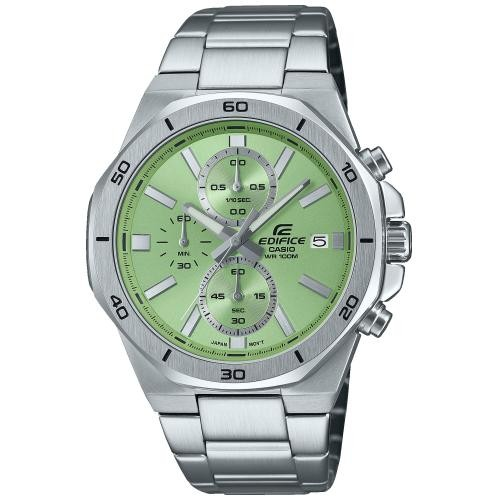 De Edifice Casio EFV-640D-3AVUEF is een stijlvol horloge met diverse handige functies, zoals een stopwatch, datumweergave en waterbestendigheid. Het horloge heeft een metalen band en kast, wat zorgt voor een moderne uitstraling. Draag dit horloge bij zakelijke of casual outfits voor een trendy look. Combineer het met andere zilveren accessoires voor een complete look.

Op zoek naar een trendy en functioneel horloge? De Edifice Casio EFV-640D-3AVUEF is de perfecte keuze! Met handige functies zoals een stopwatch en waterbestendigheid, is dit horloge zowel praktisch als stijlvol. Draag het met zowel zakelijke als casual outfits voor een trendy look. Combineer met zilveren accessoires voor een complete uitstraling!