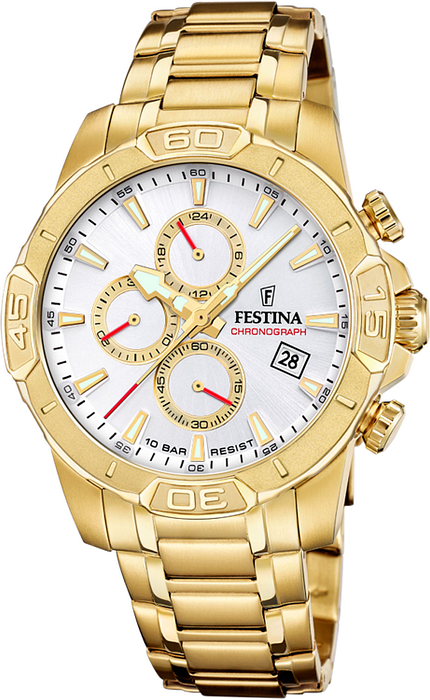Festina F20705/1 Heren Chronograaf Horloge

- Behuizing gemaakt van roestvrijstaal
- Horlogeband gemaakt van leer, met gesp
- Quartz uurwerk, werkt op batterijen
- Chronograaf functie, met stopwatch
- Voorzien van mineraalglas, krasbestendig
- 10 ATM waterdicht, geschikt om mee te zwemmen.