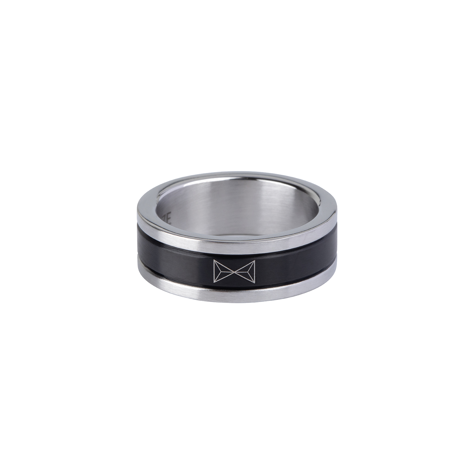 Ring Two-Tone - Inox/Noir (20 / 63)