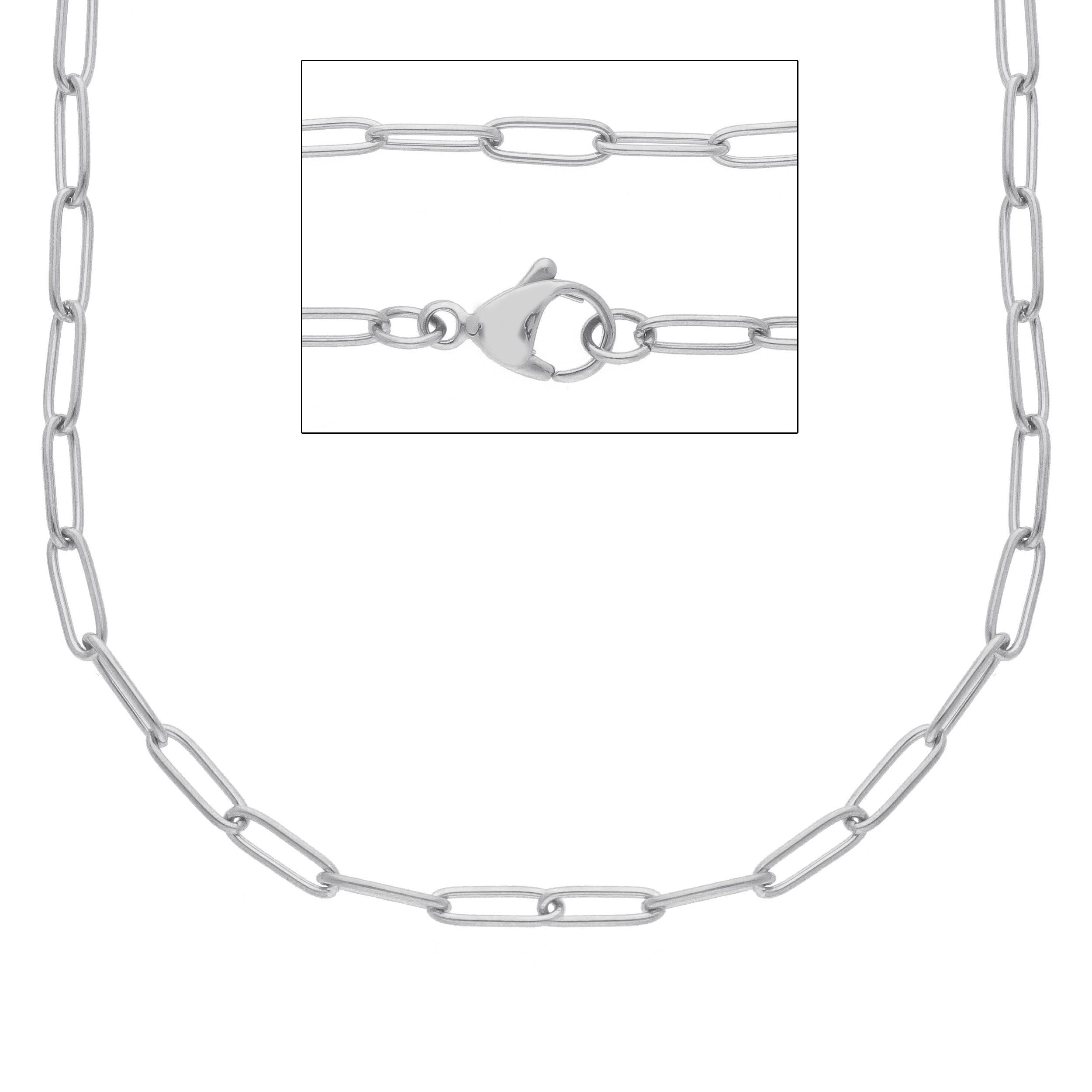 stalen ketting 60cm