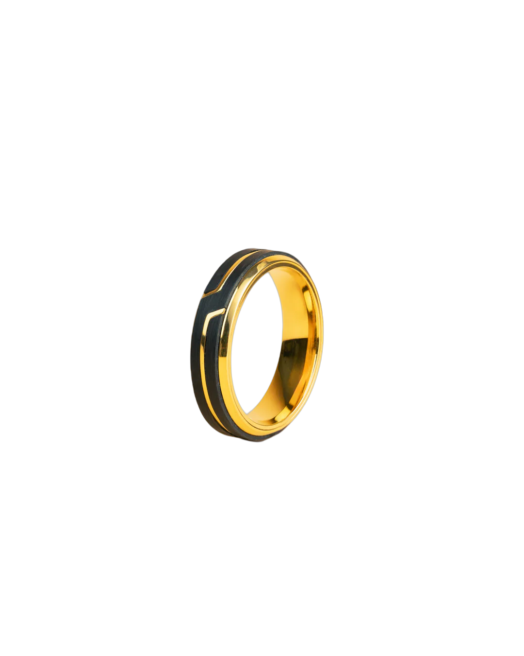 De Rex ring is een opvallende ring gemaakt van gesmeed carbon en titanium. De hoekige lijnen van het titanium kruisen het zwarte geweven patroon van het gesmede carbon en dit geeft de ring een unieke uitstraling.

De ring heeft een comfort fit aan de binnenkant en is zeer comfortabel om te dragen. Door de lichtgewicht materialen kun je deze ring probleemloos dag in dag uit dragen.

De ring is leverbaar in maat 58,60,62,64, 66 en 68
Geef je maat door bij de bestelling