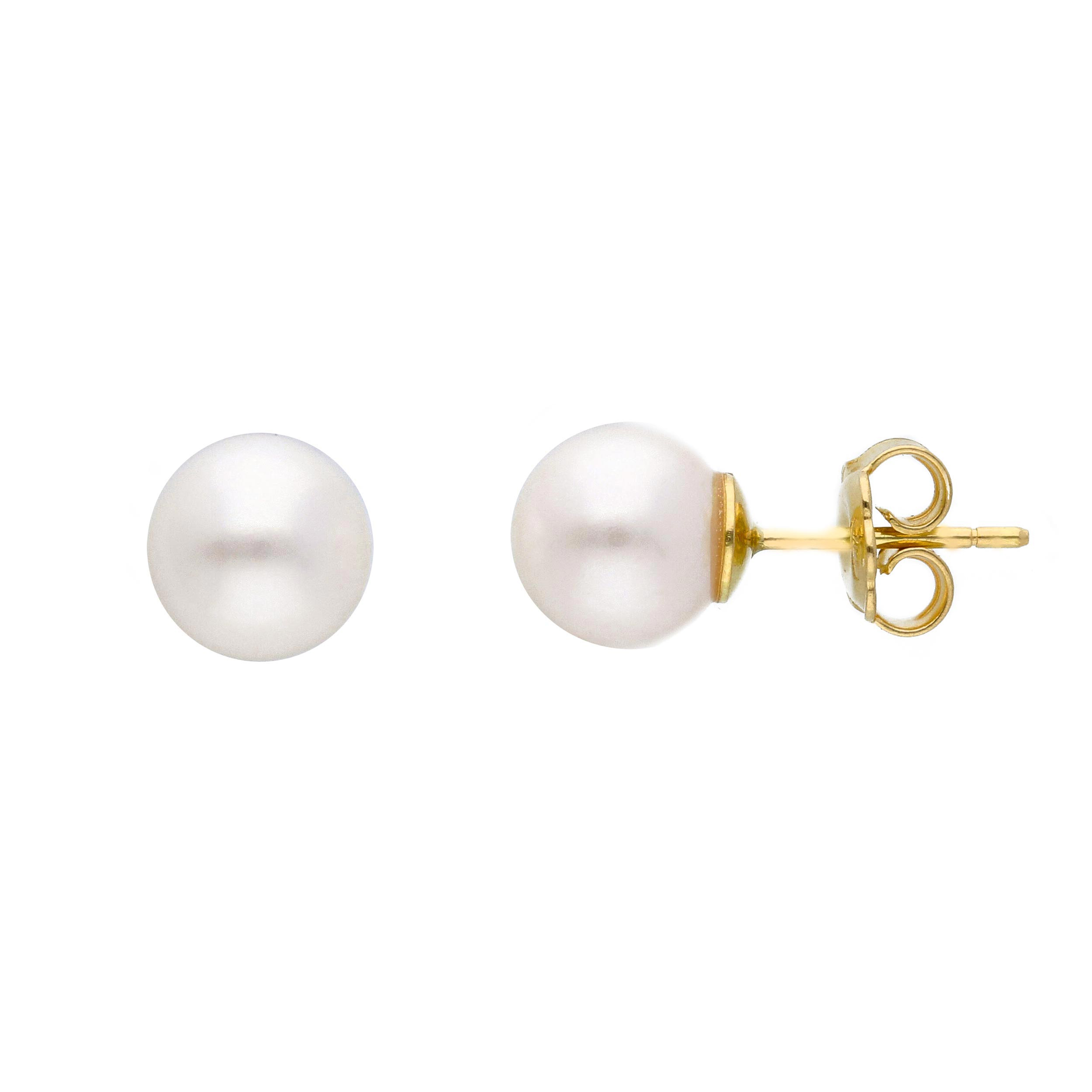 Deze prachtige Zoetwaterparel Oorstekers zijn gemaakt van 18kt geel goud en hebben een diameter van 9mm. De parels zijn van hoge kwaliteit en stralen luxe uit. De oorstekers zijn tijdloos en kunnen zowel casual als formeel gedragen worden. Combineer ze met een eenvoudige outfit voor een elegante look of draag ze bij een chique gelegenheid voor een extra vleugje glamour. Bestel ze nu en maak elke outfit compleet!