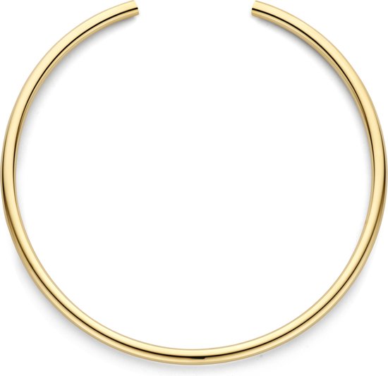 Dit prachtige Geelgouden omega collier van 14 karaat is een chique toevoeging aan elke damesoutfit. Het collier heeft een elegant design en is perfect voor het dragen bij speciale gelegenheden. Het beste manier om dit collier te dragen is gecombineerd met een elegante avondjurk of een stijlvolle blouse. Voeg een vleugje glamour toe aan je look met dit schitterende collier.